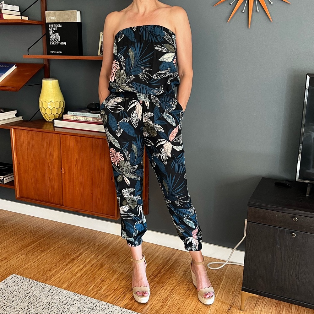 Talula Tropical Print Jumpsuit